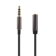 Cable de extensión para auriculares, conector de Audio estéreo de 3,5mm, macho a hembra, Aux, 4 polos, chapado en oro, duradero, novedad 2024 - compra barato