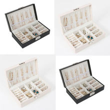 Romantic Portable Travel Jewelry Box Organizer Velvet Ornaments Storage Case Gift Box New Hot 2024 - buy cheap