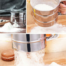 New Stainless Steel Flour Sifter Sieve Filter Baking Icing Sugar Powder Strainer 2024 - buy cheap