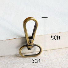 20pcs/lot Vintage Metal Luggage bag Dog buckle Snap hook,Bag hanger Lobster Clasp DIY Sewing handmade Key chain buttons LW0703 2024 - buy cheap