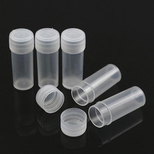 50pcs 5ml Clear Plastic Sample Bottle Box Loading Paste Solid Powder Pills Granular Objects Container Case Empty Cosmetic Bottle 2024 - buy cheap