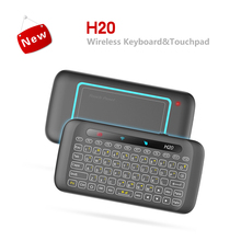 2.4G Mini Wireless Keyboard with Touchpad Mouse Combo,7 Color Adjust Auto-rotation of Touch Panel  for PC,Android Tv Box,HTPC 2024 - buy cheap