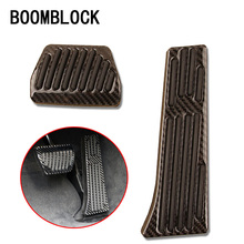 Boomblock-pedal de freio para carro, placa de carbono, para bmw e46 e39 e90 e60 e36 f30 m f10 e34 x5 e53 e30 x3 x4 x6 x1, capas 2024 - compre barato