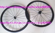3K Clincher Wheelset   - Full Carbon Road Bike Bicycle 700C Clincher Wheelset   - RIM 24MM , SPOKES , HUB, BRAKE PAD 2024 - buy cheap