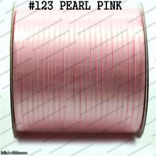500 yards/Roll 3mm Double Face Satin Ribbon Solid Color Satin Ribbon DIY Handmade Hair Accessories #123 Pearl Pink 2024 - buy cheap