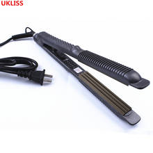 2019 Gold Tone Crimping Iron Heating Wave Hair Straighteners Fast Warm-up Crimper Hair Curler Corrugated Iron Styling Tools 2024 - buy cheap