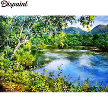 Dispaint Full Square/Round Drill 5D DIY Diamond Painting "natural scenery" 3D Embroidery Cross Stitch Home Decor Gift A10150 2024 - buy cheap