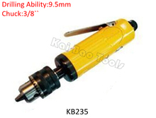 Air Drill 9.5mm Drilling Ability High Speed Running 22,000rpm Pneumatic Drilling Tools 3/8`` Chuck (KB235) 2024 - buy cheap