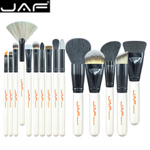 JAF Brand 15 PCS Makeup Brush Set Professional Make Up Beauty Blush Foundation Contour Powder Cosmetics Brush Makeup J1501M-W 2024 - buy cheap