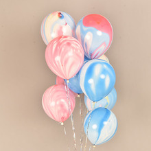 10 pçs 10 polegada/12 polegada látex ágata balão de mármore inflação colorida criança bola ar festa de aniversário casamento decoração do chuveiro do bebê suprimentos 2024 - compre barato