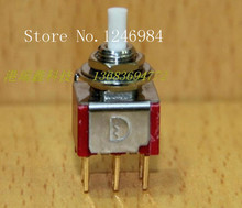 SA-interruptor de palanca chapado en oro doble, botón de Reinicio M6.35, normalmente abierto, normalmente cerrado, sin cerradura Deli Wei, 50pc, P8702 2024 - compra barato