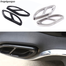 Car Tail Exhaust pipe Cover Trim For Mercedes Benz C GLC E A B GLE GLS Class W205 X253 W213 W176 W246 W166 2014-2020 2024 - buy cheap