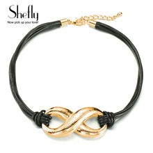 Collar de cuero negro con Tres capas para mujer y hombre, Gargantilla dorada, estilo Punk, joyería para chica, regalo de fiesta de navidad 2024 - compra barato