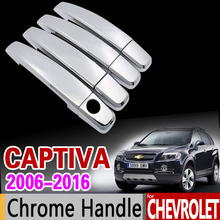 Car Chrome Door Handle Cover Trim Set for Chevrolet Captiva 2006 - 2018 Holden Daewoo Winstorm Accessories 2008 2010 2014 2017 2024 - buy cheap