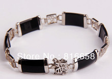 Free shipping@@Exquisite  Black Natural stone Bracelet 2024 - buy cheap