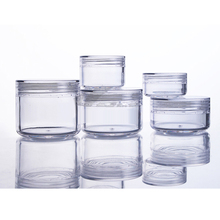 100pcs Clear Cosmetic Jars Sample Containers Packaging Plastic Empty Cream Tin Pot for Shadow Glitter Powder Box Storage 20g 2024 - buy cheap