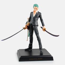 Anime One Piece Roronoa Zoro Swords Katana PVC Action Figures Collection Model Kids Toys Doll Brinquedos 23cm OPAF040 2024 - buy cheap