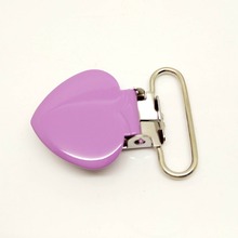 50pcs per lot metal suspender clips wholesale heart suspender clips enamel suspender clips 2024 - buy cheap