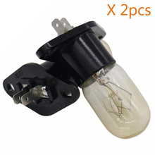2pcs/lot Microwave Oven Refrigerator bulb spare repair parts accessories 230V 20W Lamp replacement for lg galanz midea Samsung 2024 - buy cheap