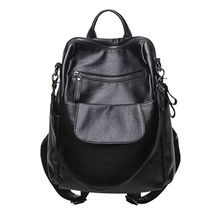 Модный женский рюкзак из овечьей кожи, рюкзаки для девочек-подростков, женская школьная сумка через плечо, сумка двойного назначения, рюкзак mochila 2024 - купить недорого