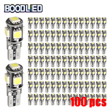 Bombilla LED Canbus T10 W5W 168 168, sin Error 194 SMD 5 SMD, lámpara LED blanca para coche, señal decodificadora de banda de luz Wedge, 12V, 5050 2024 - compra barato