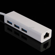 USB 3,1 tipo C a 3 puertos USB 3,0 Hub con RJ45 Ethernet LAN adaptador para 2015 nuevo Macbook 2024 - compra barato