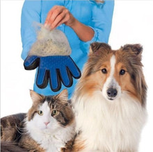 Escova para animais de estimação, luva de silicone para escovar a mão esquerda/direita, pente para remoção de pelos de animais de estimação 2024 - compre barato