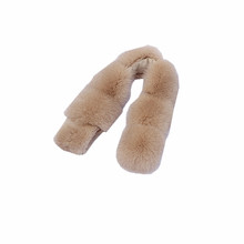 Зимний женский шарф из натурального меха лисы, роскошный шарф из натурального Лисьего меха 2024 - купить недорого