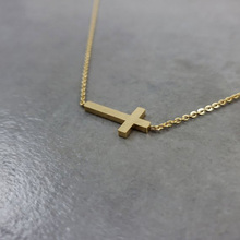 Stainless Steel Corss Charm Gold Color Cross Pendants Necklaces For Women Simple Jewelry Christian Jesus Religious Faith Bijoux 2024 - buy cheap