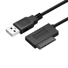 Тонкий кабель SATA/IDE от USB2.0 до 7 + 6 13Pin Кабель-адаптер SATA к USB для ноутбука CD-ROM DVD-ROM конвертер-адаптер 2024 - купить недорого