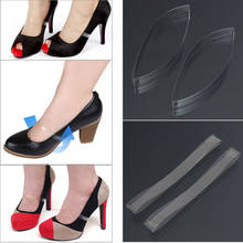 1 пара невидимых эластичных силиконовых прозрачных шнурков для обуви на высоком каблуке, прозрачные шнурки для обуви, аксессуары для обуви 2024 - купить недорого
