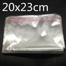 100 Pcs Clear Self Adhesive Seal Plastic Bags Transparent Opp Packing Bags 20x23cm 2024 - buy cheap