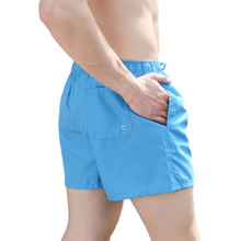 Bermuda masculina de bolso para praia, calção de banho para homens de secagem rápida, para corrida, esportes e surf 2024 - compre barato