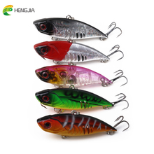 HENGJIA 5PCS 6.5cm 10.5g hard plastic vib flat fishing lures sinking artificial wobblers crankbaits diving swimbaits 2024 - buy cheap