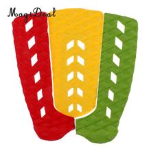 MagiDeal 3 Pieces Outdoor Longboard Traction Pad Skimboard Tail Pad for Skimboarding Surfing Funboard Paddleboard 2024 - buy cheap