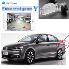 Новинка! Беспроводная Автомобильная камера заднего вида для Volkswagen Sagitar 2013 ~ 2015 Автомобильная WIFI hd CCD Ночная камера заднего вида 2024 - купить недорого