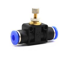 SA" Pneumatic Fittings 4mm to 12mm OD Hose Tube Gas Flow Adjust Valve Connector Fitting Air Speed Controller 2024 - buy cheap
