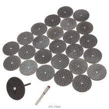 25x metal disco de corte para dremel de rotary herramienta hoja de sierra circular dremel rueda de disco de corte y lijado de molienda de la rueda 2024 - compra barato