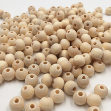 20-200PCS Natural Round Spacer Wooden Beads Eco-Friendly Natural Color Wood Beads Balls Perle En Bois 6/8/10/12/14/16/18/20mm 2024 - buy cheap