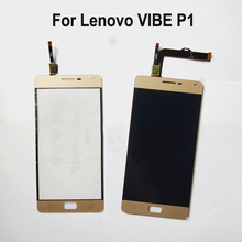 Panel táctil para Lenovo VIBE P1 P 1 VIBEP1, digitalizador de Pantalla de Panel táctil, con Sensor de cristal y pantalla táctil con Cable flexible 2024 - compra barato