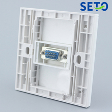 SeTo 86 Type Single Port 15 Pin VGA Connector Wall Plate Socket Keystone Faceplate 2024 - buy cheap