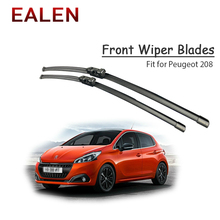 EALEN For Peugeot 208 2012 2013 2014 2015 2016 Rain Brushes Original replace Accessories 1Set Rubber Car Front Wiper Blade Kit 2024 - buy cheap