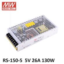 DC Power Source 5V 26A 130W Meanwell RS-150-5 Switching Power Supply Driver for LED Strip AC 110/220V Input to DC 5V PSU 2024 - buy cheap