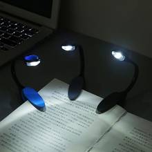 LED Book Light Mini Clip-On Flexible Bright LED Lamp Light Book Reading Lamp For Travel Bedroom Book Reader Christmas Gifts 2024 - buy cheap