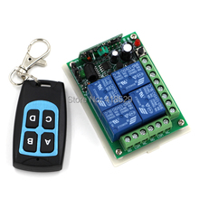 DC 12 V 4CH RF Interruptor de Controle Remoto 315/433 MHZ Transmissor e Receptor de Projeto o Mais Novo SKU: 5015