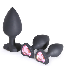Silicone Butt Plug Ass Stimulator Vagina Insert Crystal Anal Beads Sex Products Masturbator Anus Dilator Anal Sex Toys for Women 2024 - buy cheap
