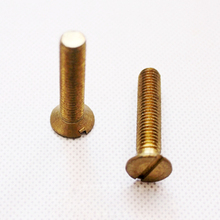 50Pcs M1.6X4mm Brass Slotted Flat Head Screws Brassiness Countersunk Screw Machine Bolts 1.6mm Length 2024 - buy cheap