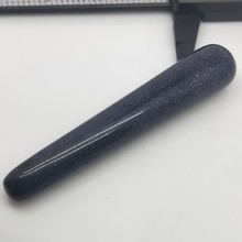 DHXYZB 10cm natural Blue sandstone quartz crystal point massage wand goddess yoni pleasure wand reiki healing wand for wife gift 2024 - buy cheap