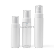 De alta calidad de plástico 120 bomba de loción ml botella de agua para las mujeres maquillaje claro tapa contenedor F872 2024 - compra barato