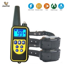 Waterproof Rechargeable 800m Remote Dog Electric Shock Anti-Bark Training Collar For Dogs 2024 - buy cheap